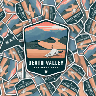 Parc national de Death Valley   Sticker Die-Cut
