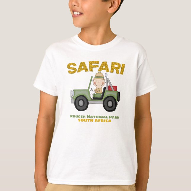 Parc national de Kruger Safari Enfants T-Shirt (Devant)
