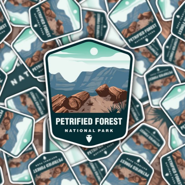 Parc national de la Forêt Petrifiée | Sticker Die- (Créateur téléchargé)