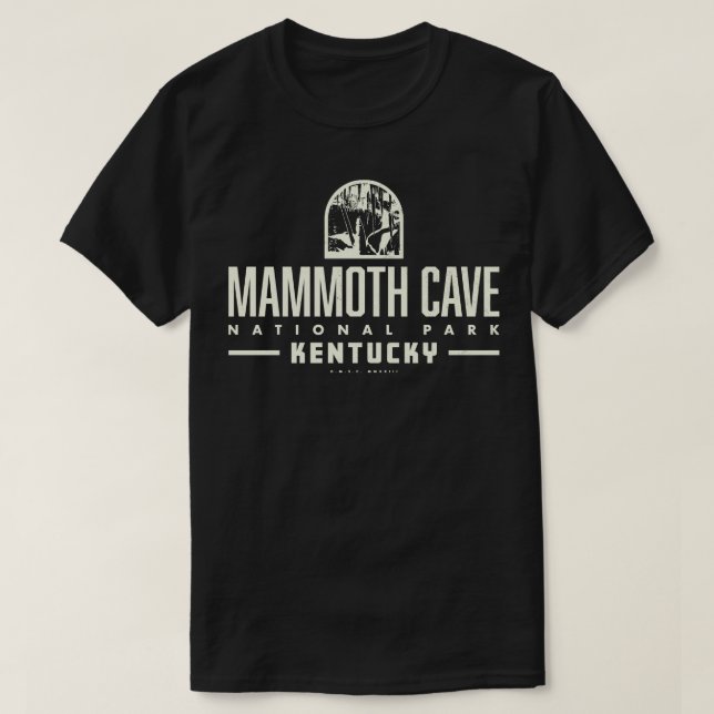 Parc national de Mammoth Cave vintage TShirt (Design devant)