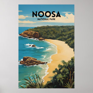 Parc national de Noosa Affiche de voyage tradition