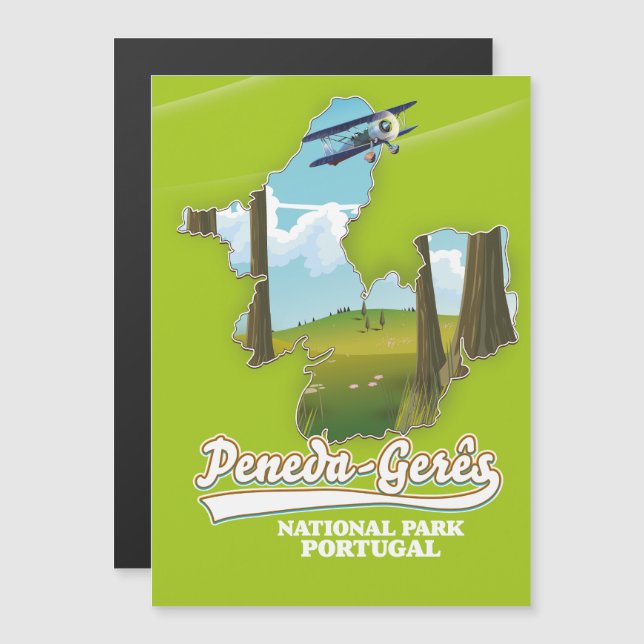 Parc national de Peneda-gerês Carte du Portugal (Devant / Derrière)