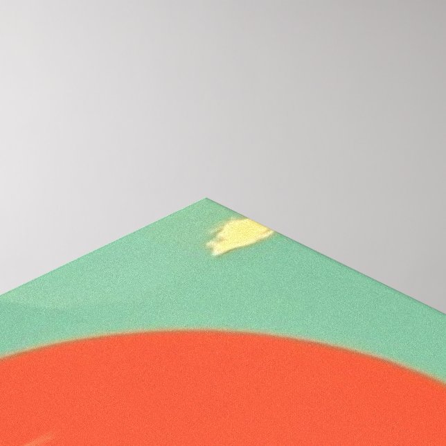 Parc national de toile enroulé de style rétro (Coin (haut))