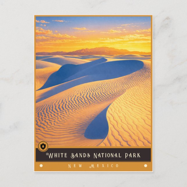 Parc national de White Sands | Carte postale ancie (Devant)