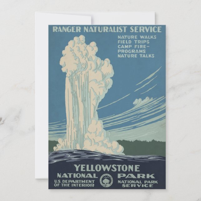 Parc national de Yellowstone Old Faithful (Devant)