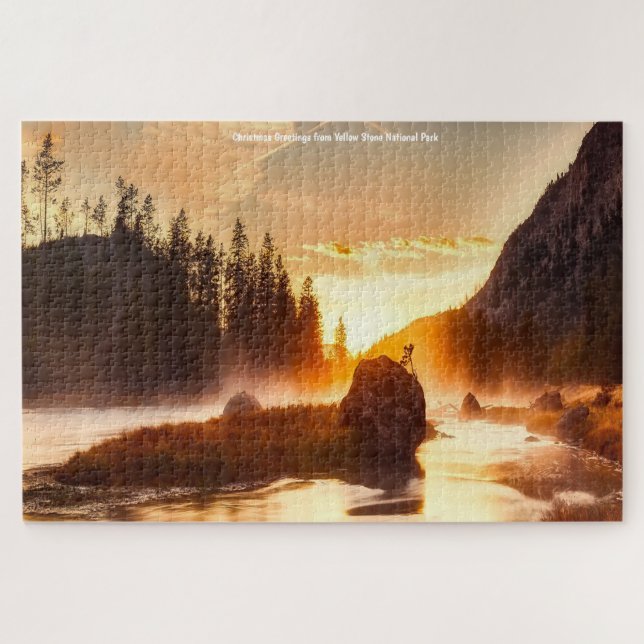 Parc national de Yellowstone . Puzzle (Horizontal)