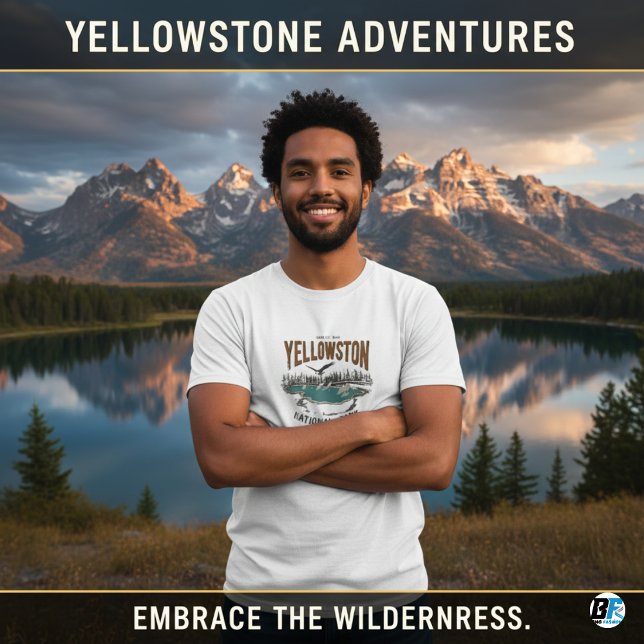 PARC NATIONAL DE YELLOWSTONE TSHIRT (Créateur téléchargé)