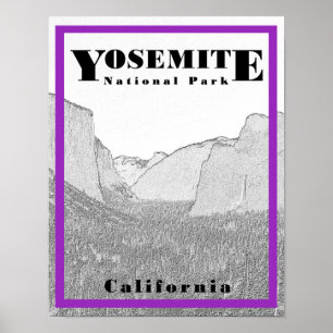 Parc national de Yosemite - 11 x 14 Poster