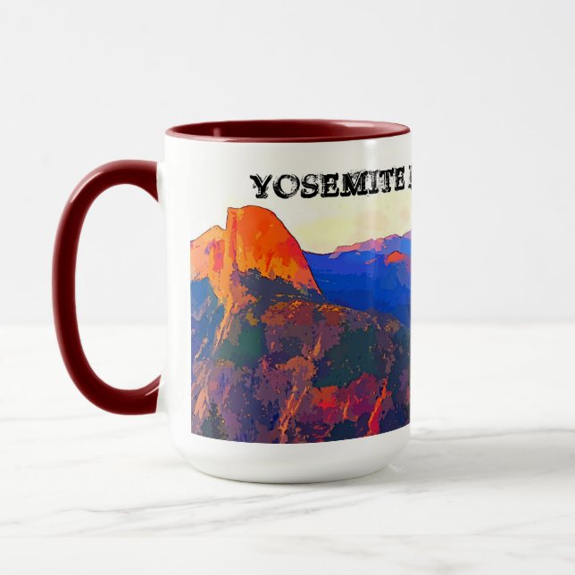 Parc national de Yosemite - Demi-Dôme et mug de ch (Gauche)