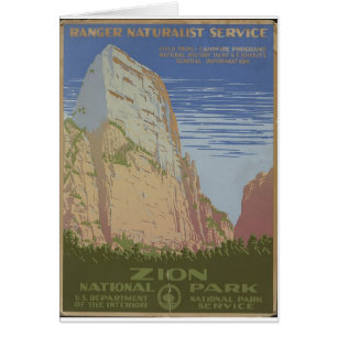 Parc national de Zion Springdale 1938 Utah