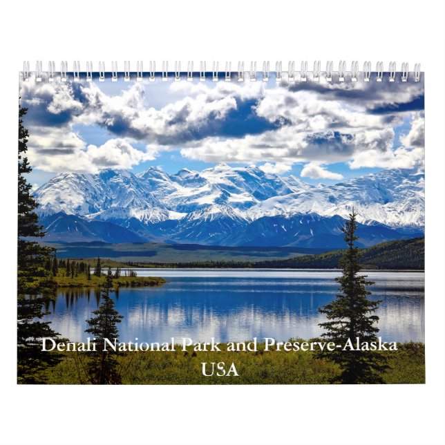 Parc national Denali et calendrier Preserve-Alaska (Protection)