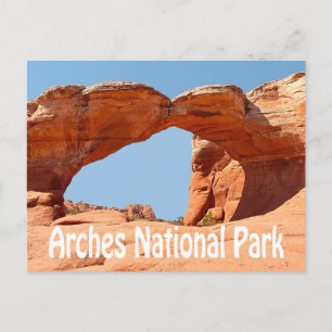 Parc national des Arches, carte postale Moab Utah