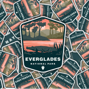 Parc national des Everglades Floride   Sticker Die