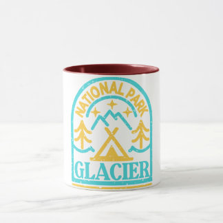 Parc national des Glaciers Monoline Mug