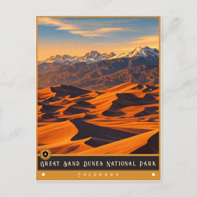 Parc national des Great Sand Dunes | Carte postale (Devant)