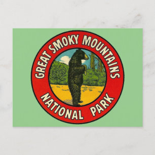 Parc national des Great Smoky Mountains - Carte po