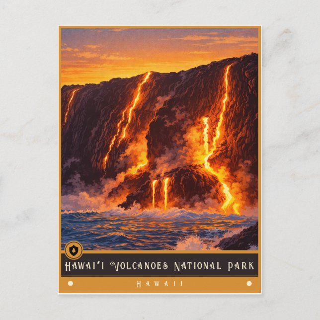 Parc national des volcans d'Hawaï | Carte postale  (Devant)