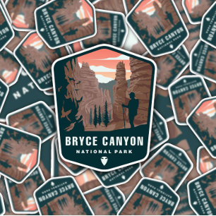 Parc national du Bryce Canyon   Sticker Die-Cut