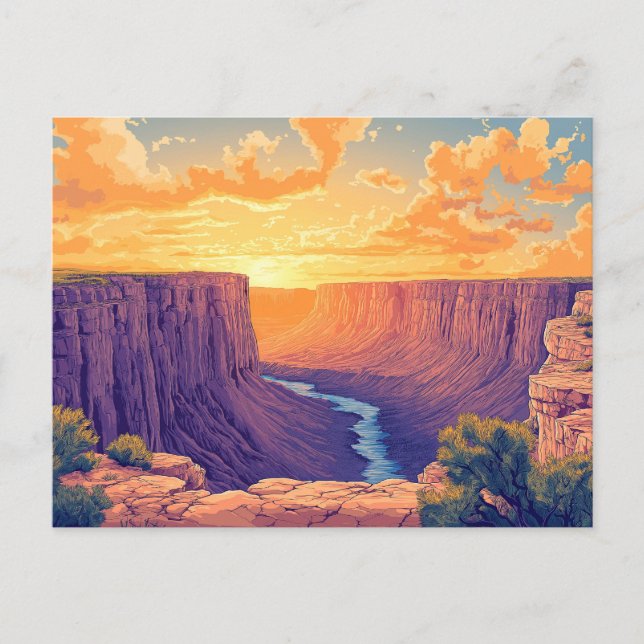 Parc national du Grand Canyon Carte des Joyeuses V (Devant)