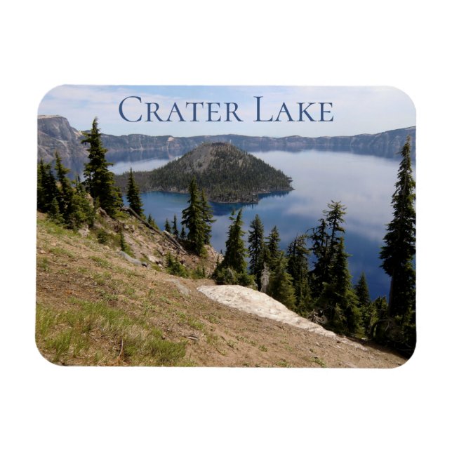 Parc national du lac Crater Oregon Magnet (Horizontal)