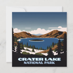 Parc national du lac Crater Oregon Neige
