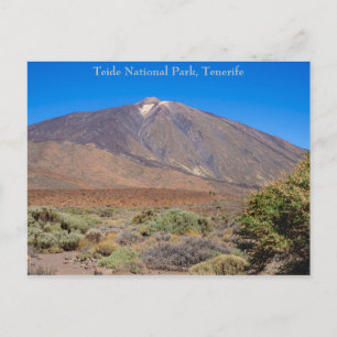 Parc national du Teide, carte postale de Tenerife