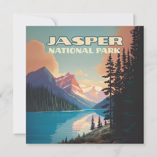 Parc national Jasper Carte des Rocheuses Alberta C (Devant)