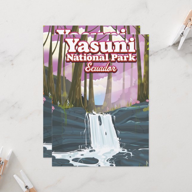 Parc national Yasuni Équateur (Devant/Arrière en situation)