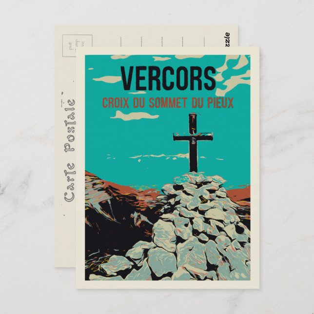 Parc régional du Vercors, Alpes Françaises Carte p (Devant / Derrière)