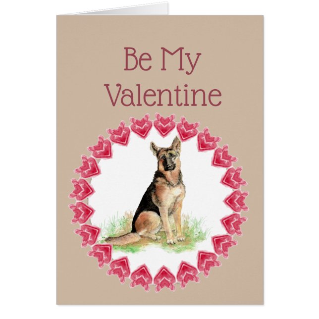Parce que je t'aime Woof Berger Allemand Saint Val (Devant)
