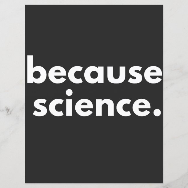 Parce que la science (Devant)