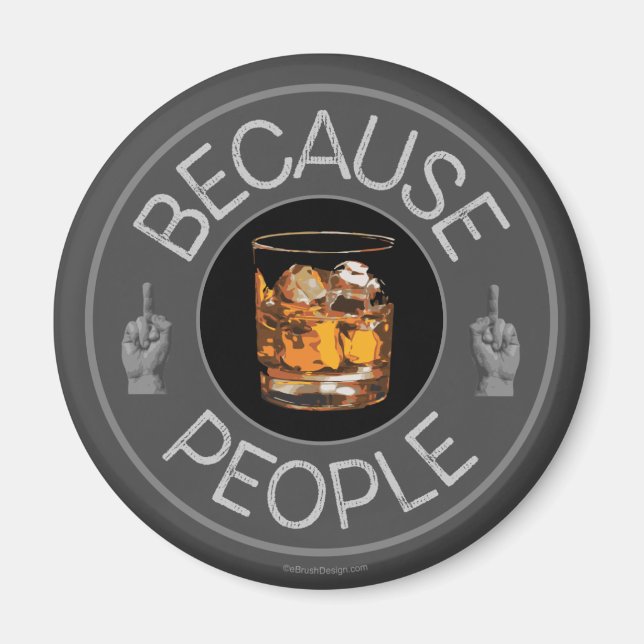 Parce que les gens (whisky) aimant (Devant)