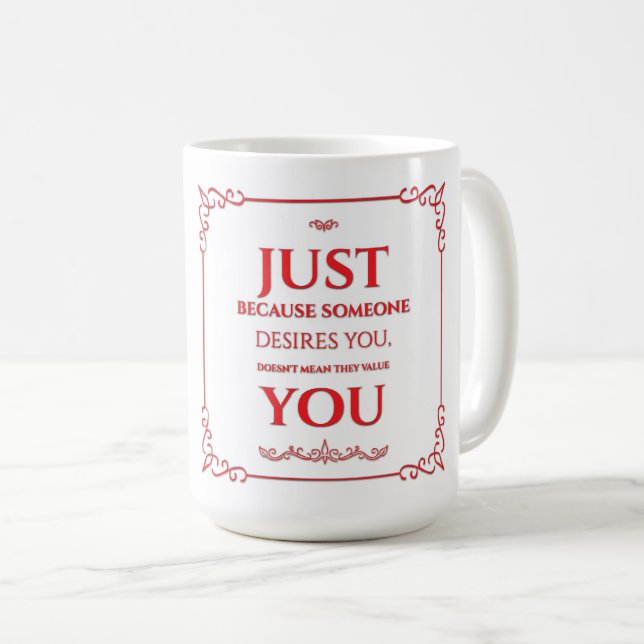 Parce que - Mug classique (Devant droit)