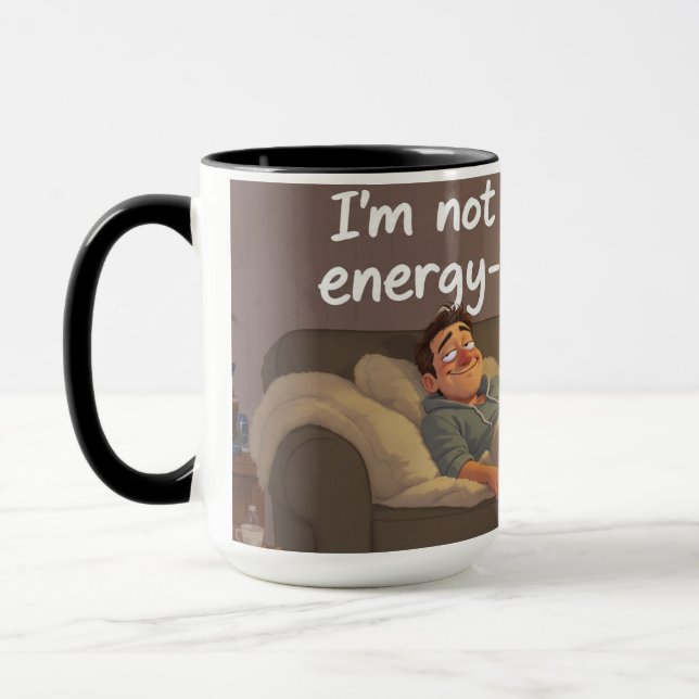 Parchemin du soir – Mug convivial et identifiable (Gauche)