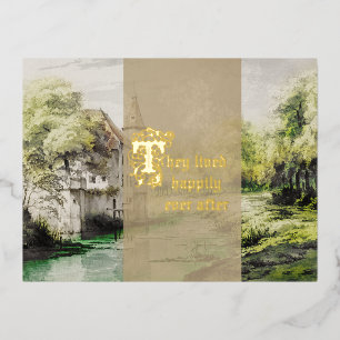 Parchemin Ornemental Fairytale Faire-part de maria