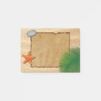 Parchemin sur Arrière - plan de sable - Post-it® N