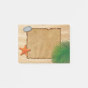 Parchemin sur Arrière - plan de sable - Post-it® N