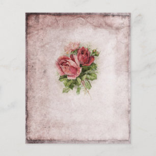 Parchemin vintage rose vieux