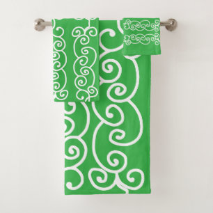 Parchemins blancs vert pomme