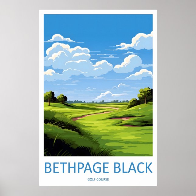 Parcours de golf Bethpage Black impression d'art m (Devant)