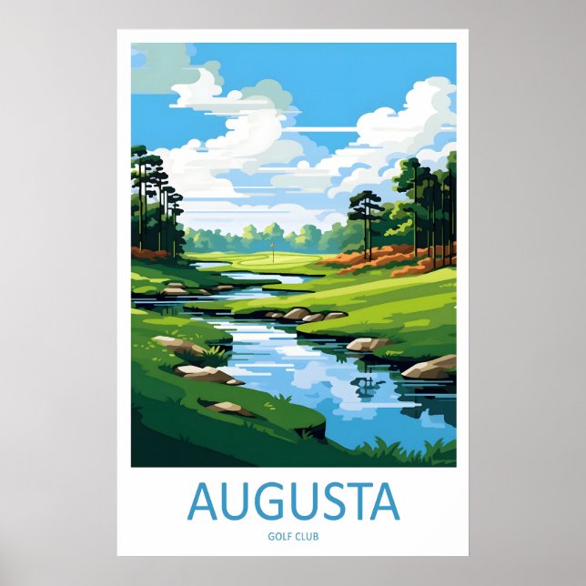 Parcours de golf d'Augusta Impression de voyage Ar (Devant)