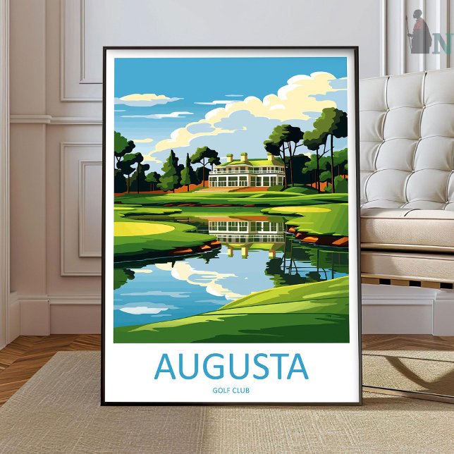 Parcours de golf d'Augusta Impression de voyage Ar (Créateur téléchargé)