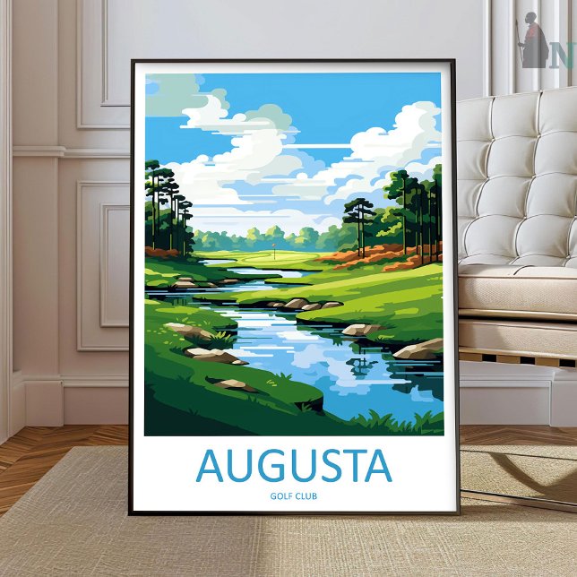 Parcours de golf d'Augusta Impression de voyage Ar (Créateur téléchargé)