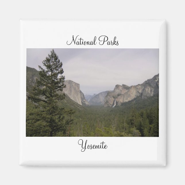Parcs nationaux - Yosemite Magnet (Devant)