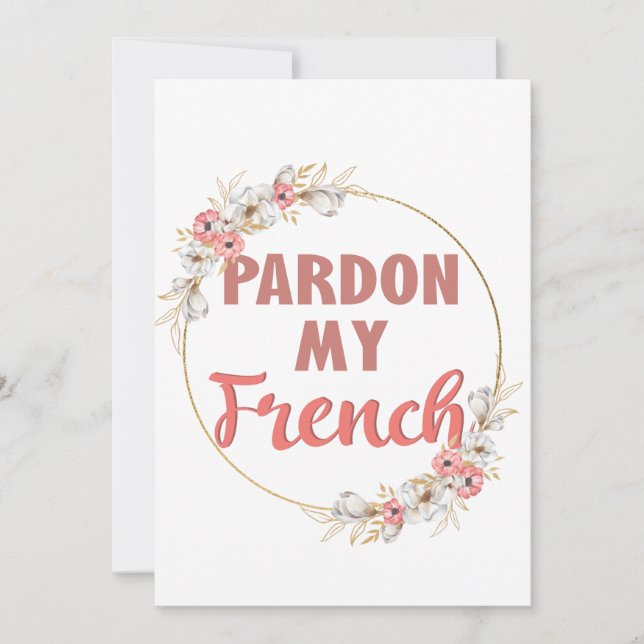 Pardon Mon Français - Drôle Français (Devant)