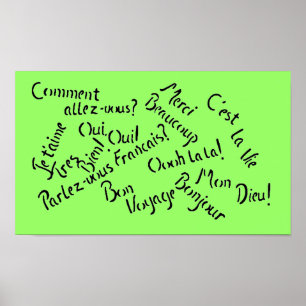 Pardon Mon Français ~ Poster / Imprimer