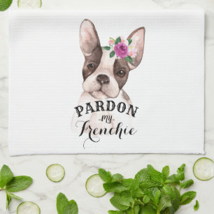 Pardon mon serviette de cuisine Frenchie
