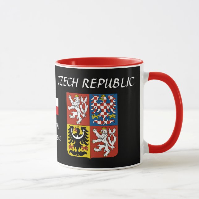 Pardubice République Tchèque Crest Mug (Droite)