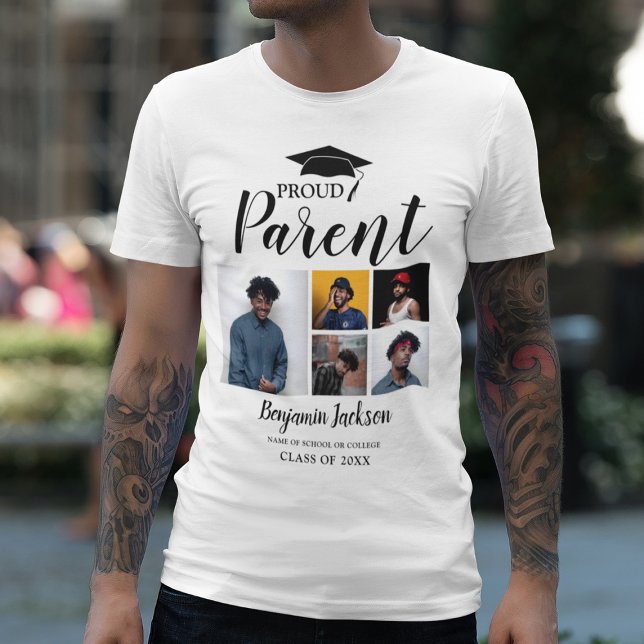 Parent Fier Moderne | T-Shirt de Remise de Diplôme (Créateur téléchargé)