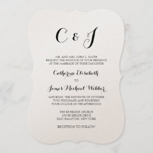 Parents de la mariée en Faire-part de mariage